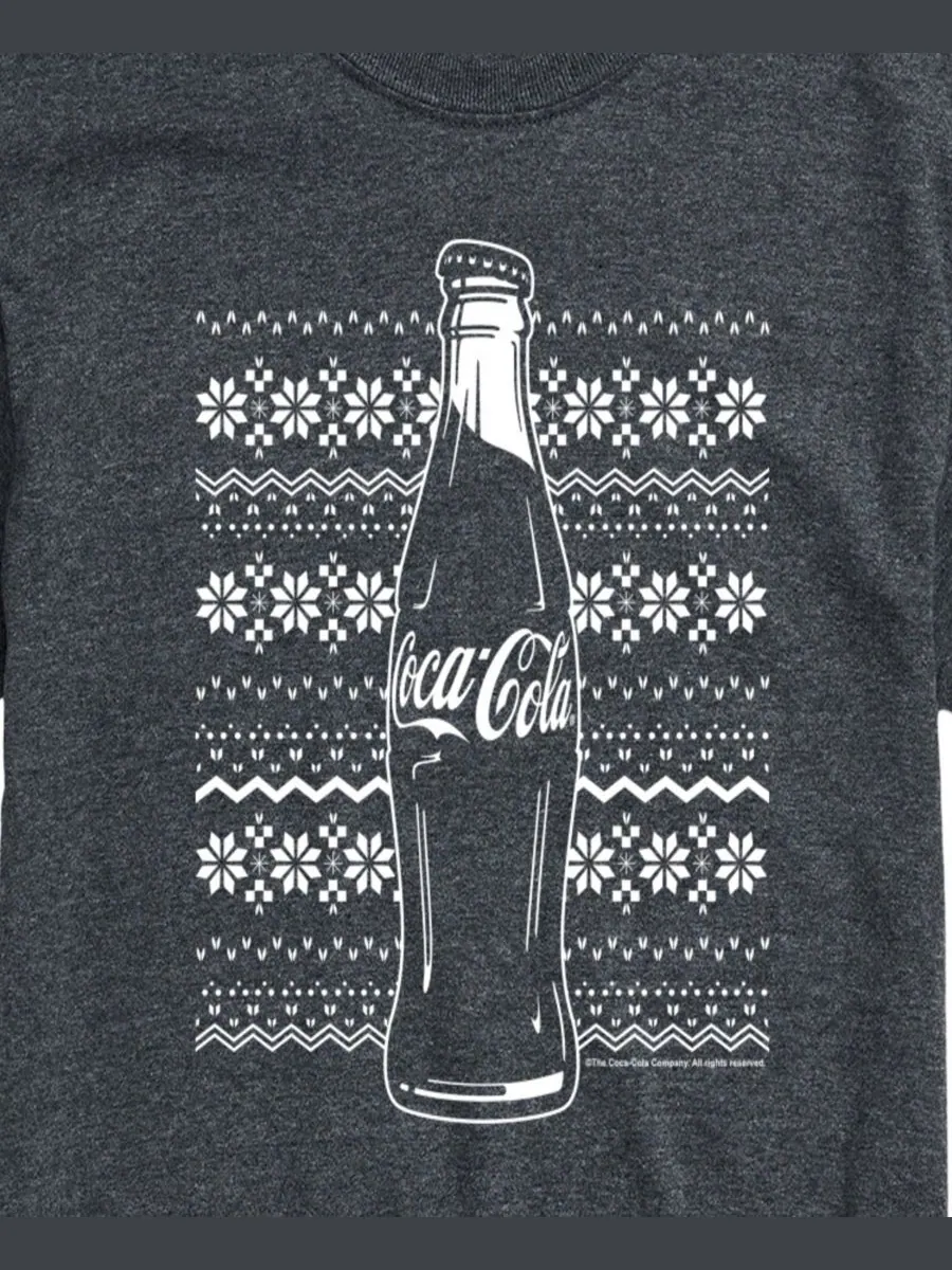 Мужская футболка с коротким рукавом и принтом Coca-Cola Holiday AIRWAVES — изображение 3 из 3, темно-серый серый