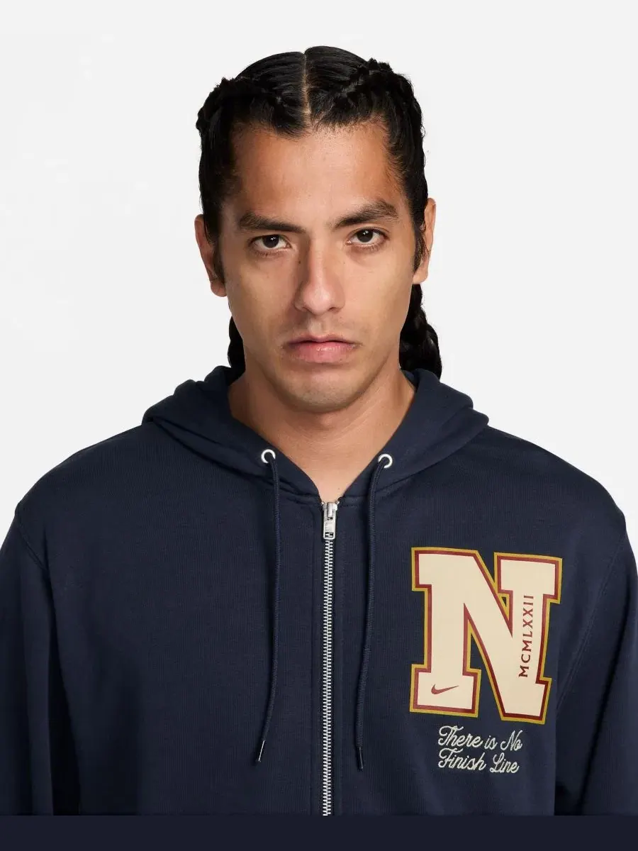 Худи Nike Sportswear Club French Terry с полной застежкой-молнией — изображение 2 из 6, светлый хаки