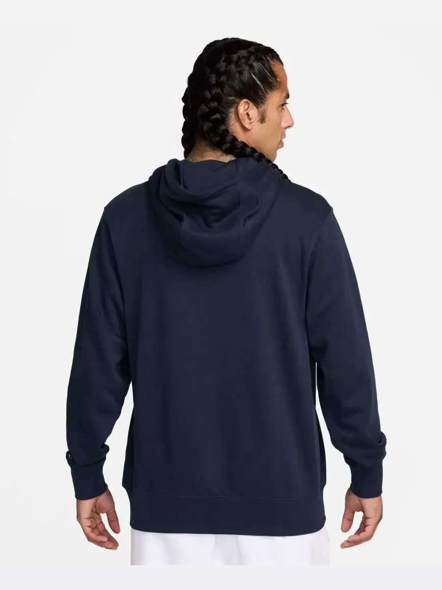 Худи Nike Sportswear Club French Terry с полной застежкой-молнией — изображение 3 из 6, светлый хаки