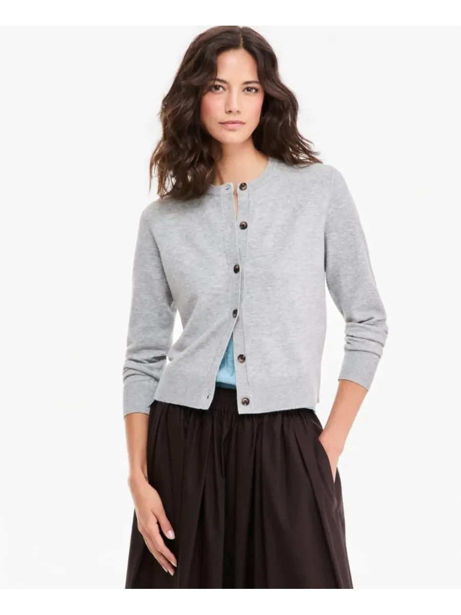 Кардиган женский с длинным рукавом, модель Crewneck On 34th