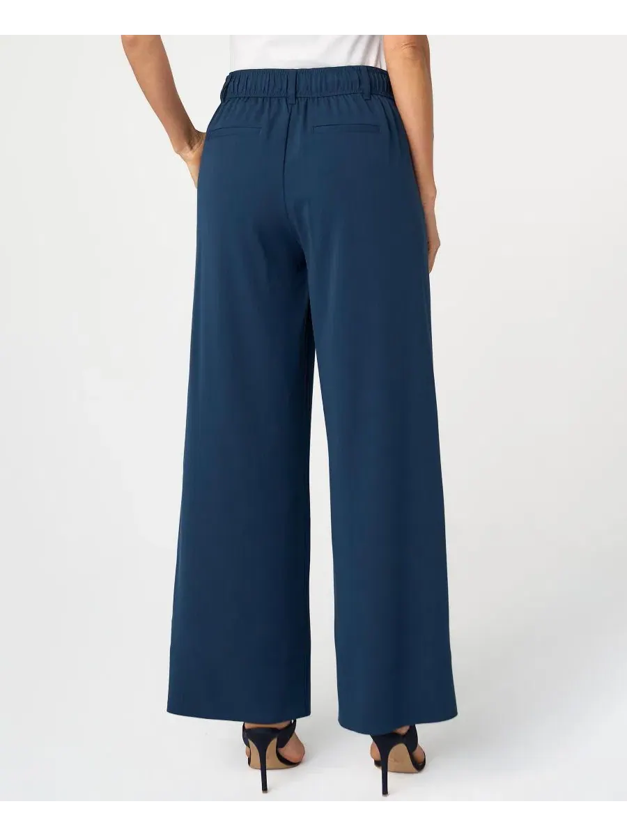 Брюки женские с высокой посадкой, плиссированные, широкие, Petite High-Rise Pleated Wide-Leg — изображение 4 из 4