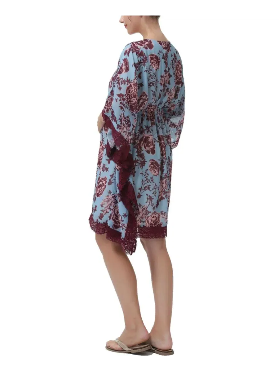 Платье-богема с принтом, модель Maternity Boho Dress kimi + kai — изображение 3 из 3, мульти