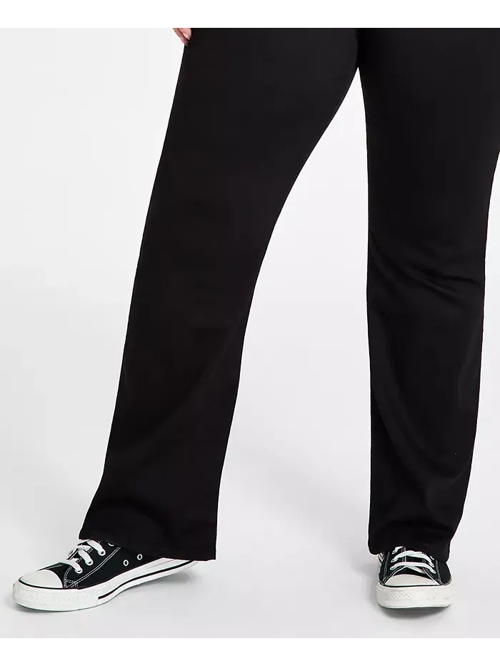 Модные джинсы с высокой посадкой и расклешенными штанинами Plus Size 725 Levi's — изображение 6 из 6, черный