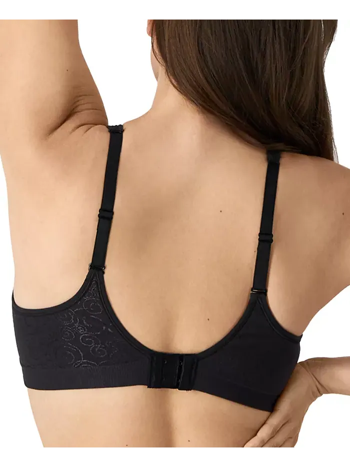 Бюстгальтер бесшовный утягивающий Comfort Revolution Wireless Smoothing Bra 3463 Bali — изображение 3 из 6, черный