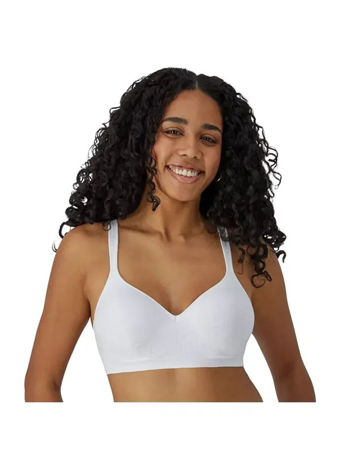 Бюстгальтер бесшовный утягивающий Comfort Revolution Wireless Smoothing Bra 3463 Bali — изображение 1 из 7, белый