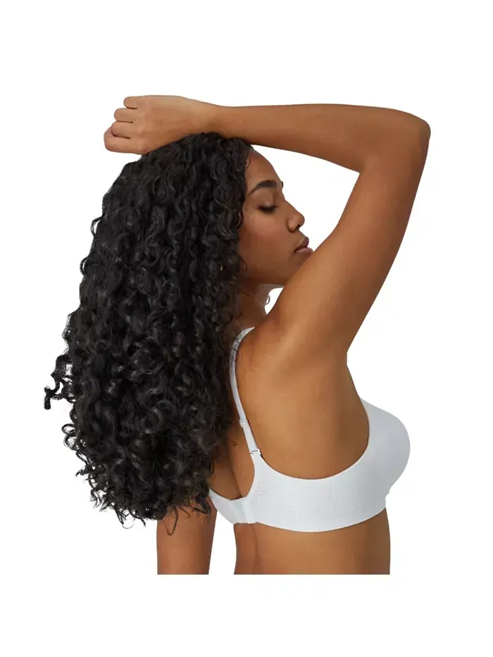Бюстгальтер бесшовный утягивающий Comfort Revolution Wireless Smoothing Bra 3463 Bali — изображение 2 из 7, белый