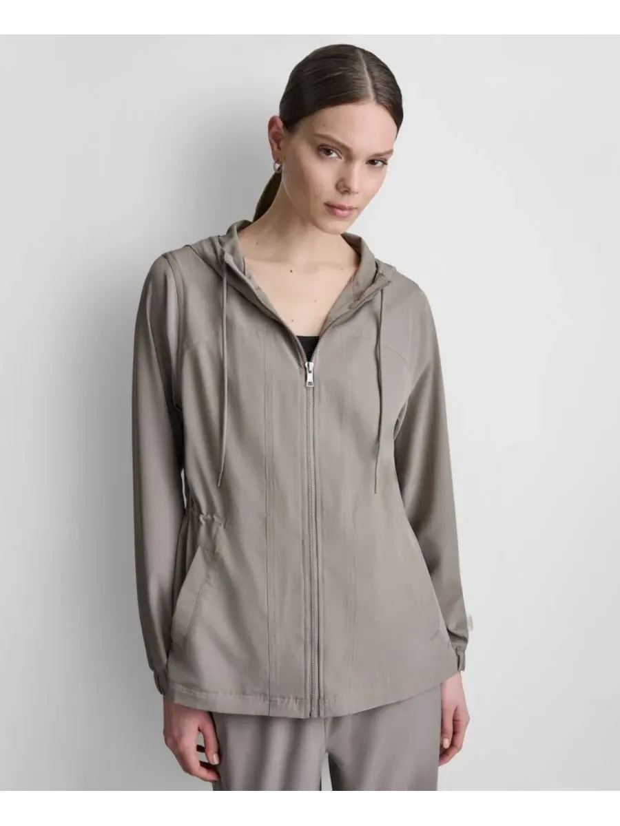 Женская куртка-anorak с капюшоном, на молнии DKNY Sport