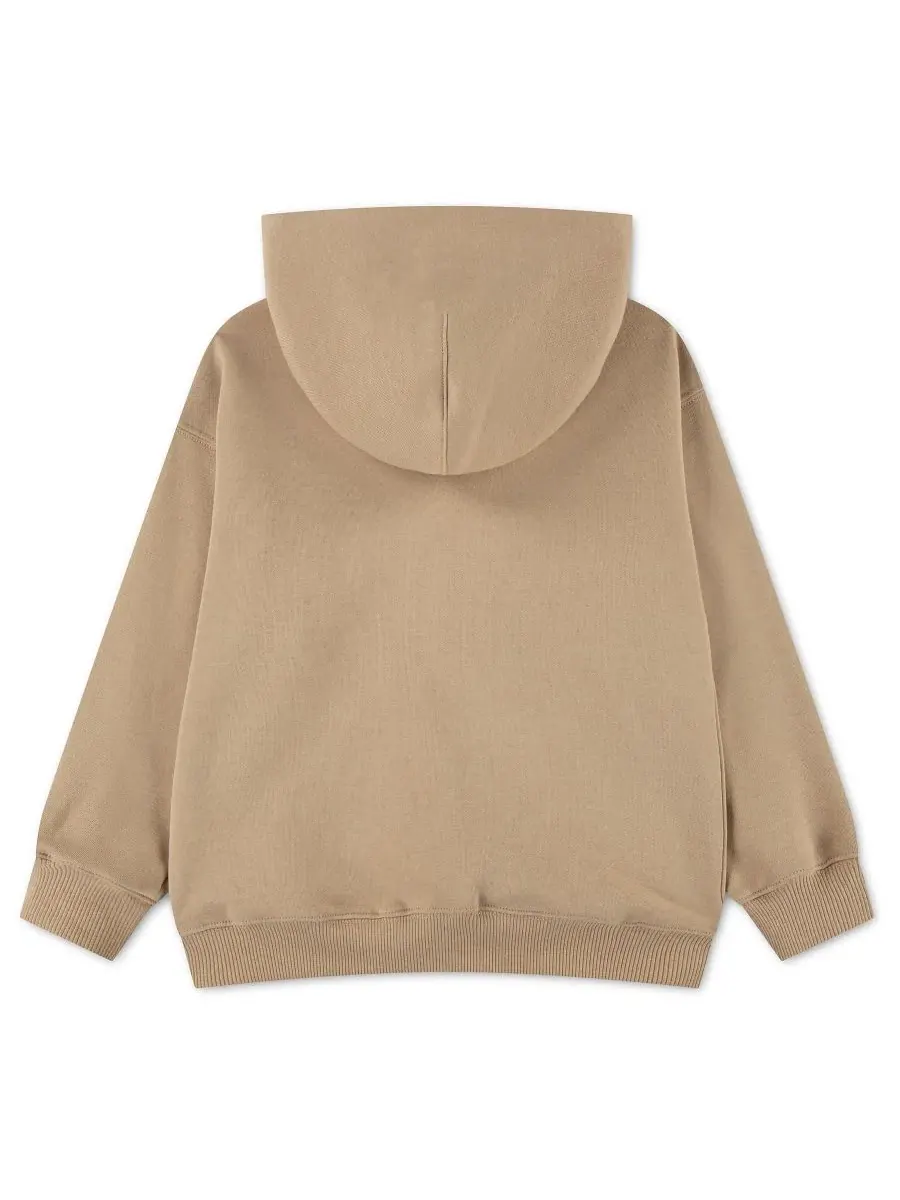 Худи оверсайз с капюшоном Nike Sportswear Studio Fleece — изображение 2 из 3, льняной