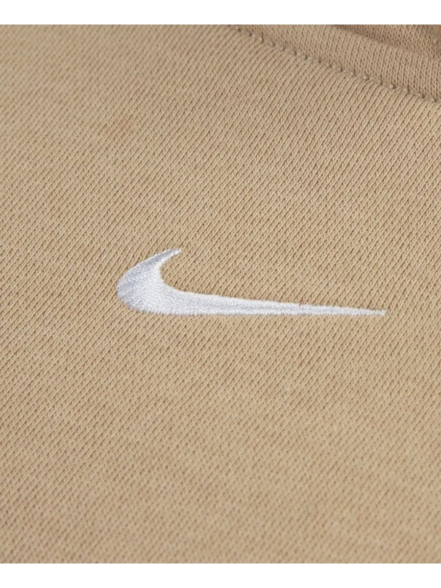 Худи оверсайз с капюшоном Nike Sportswear Studio Fleece — изображение 3 из 3, льняной