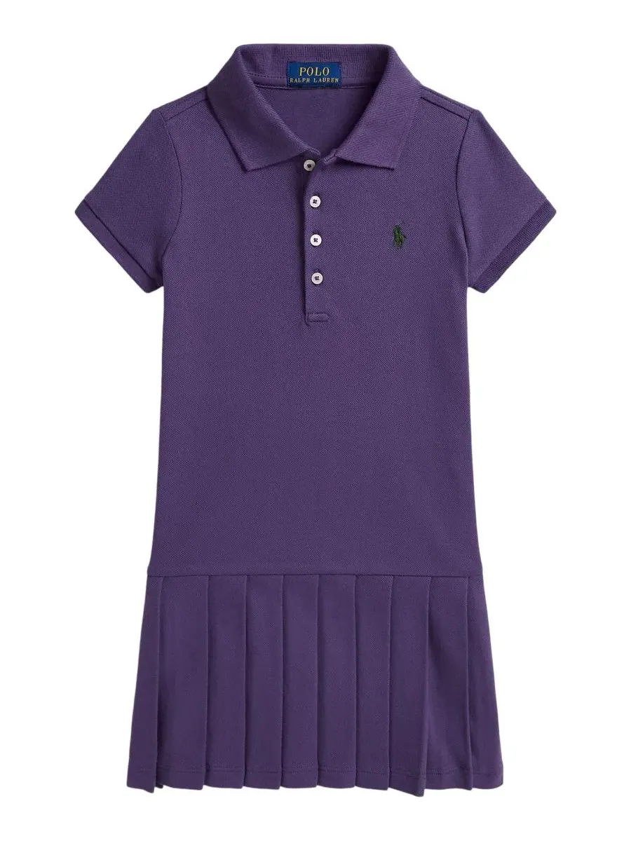 Платье-поло с плиссированной юбкой Polo Ralph Lauren