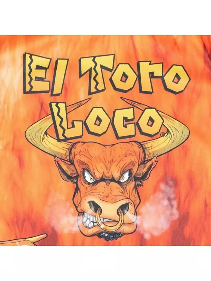 Футболка Grave Digger El Toro Loco Mohawk Warrior Максимальное разрушение Monster Truck для — изображение 2 из 5, желтый