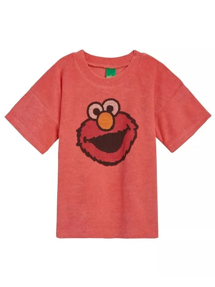 Футболка Elmo, шорты и шапка для маленьких мальчиков, комплект из 3 предметов Sesame Street — изображение 2 из 4, красный