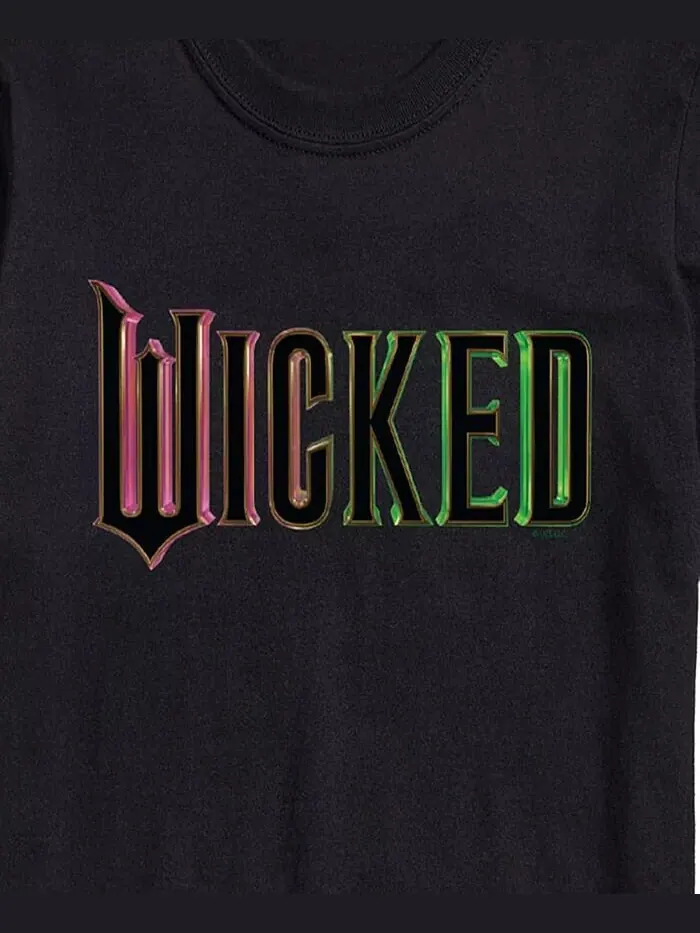 Мужская футболка с коротким рукавом и красочным логотипом Wicked AIRWAVES — изображение 3 из 3, черный