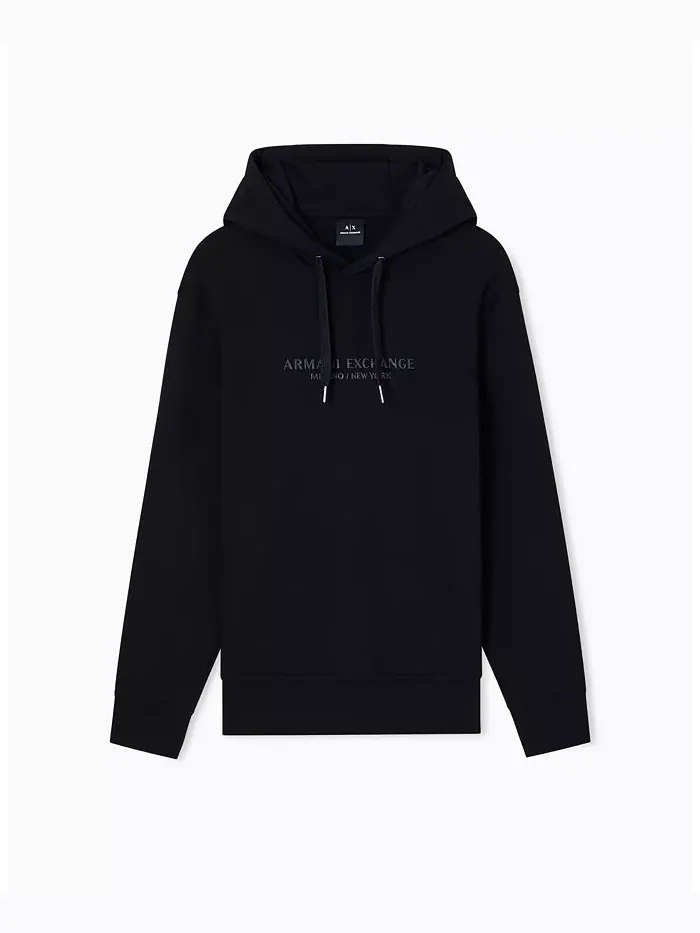 Мужской худи Milan NY с логотипом A|X Armani Exchange — изображение 5 из 5, черный