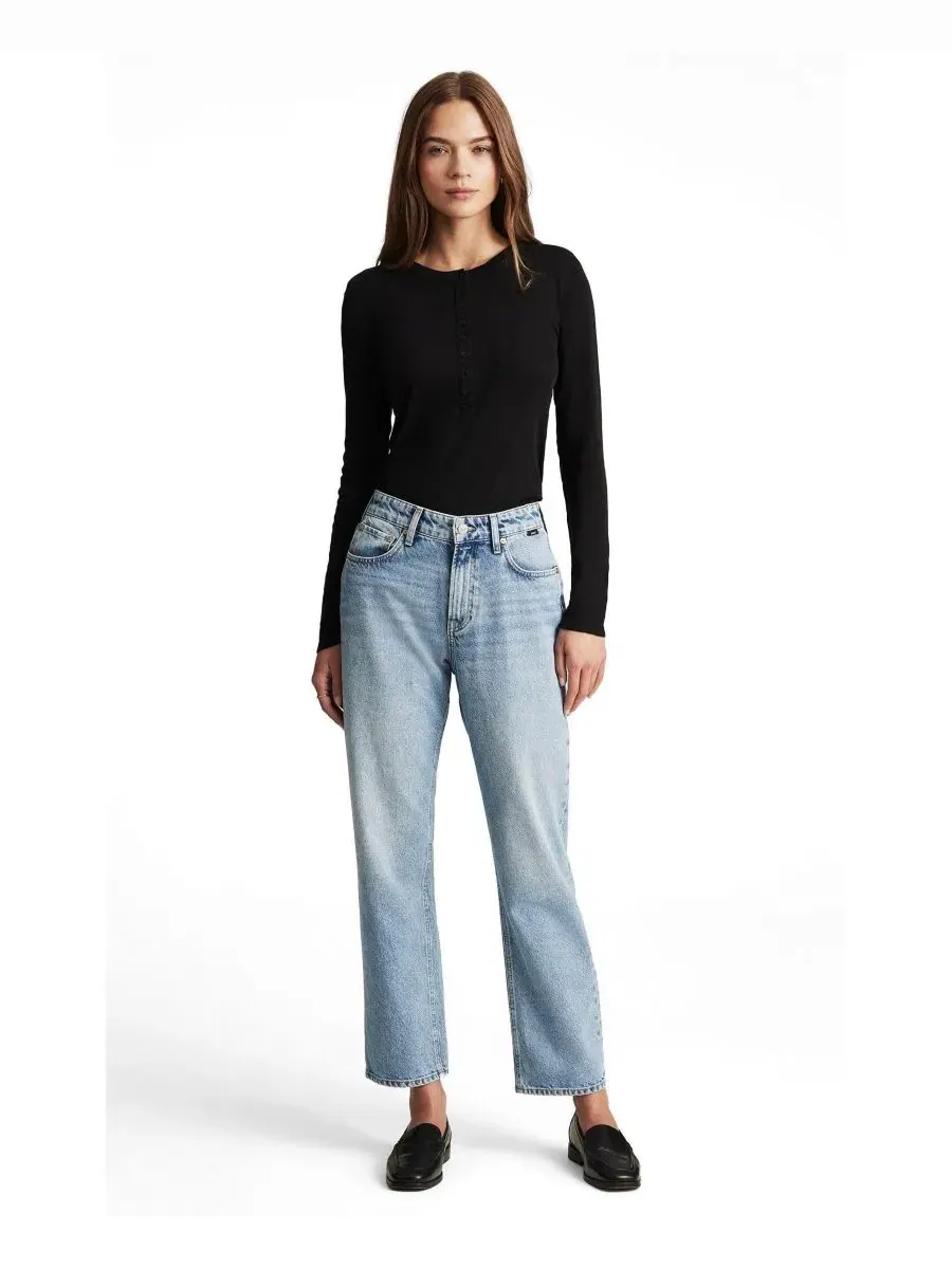 Джинсы прямого кроя с высокой посадкой Savannah Mavi Jeans — изображение 1 из 6
