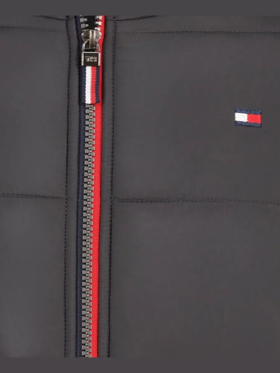 Куртка-пуховик с капюшоном Tommy Hilfiger — изображение 5 из 11, темный серый