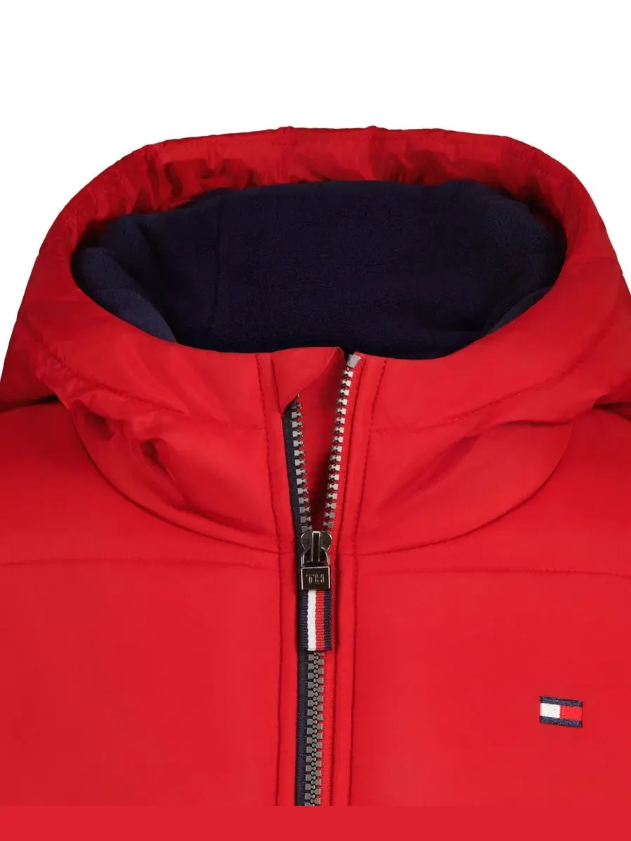Куртка-пуховик с капюшоном Tommy Hilfiger — изображение 9 из 11, темный серый