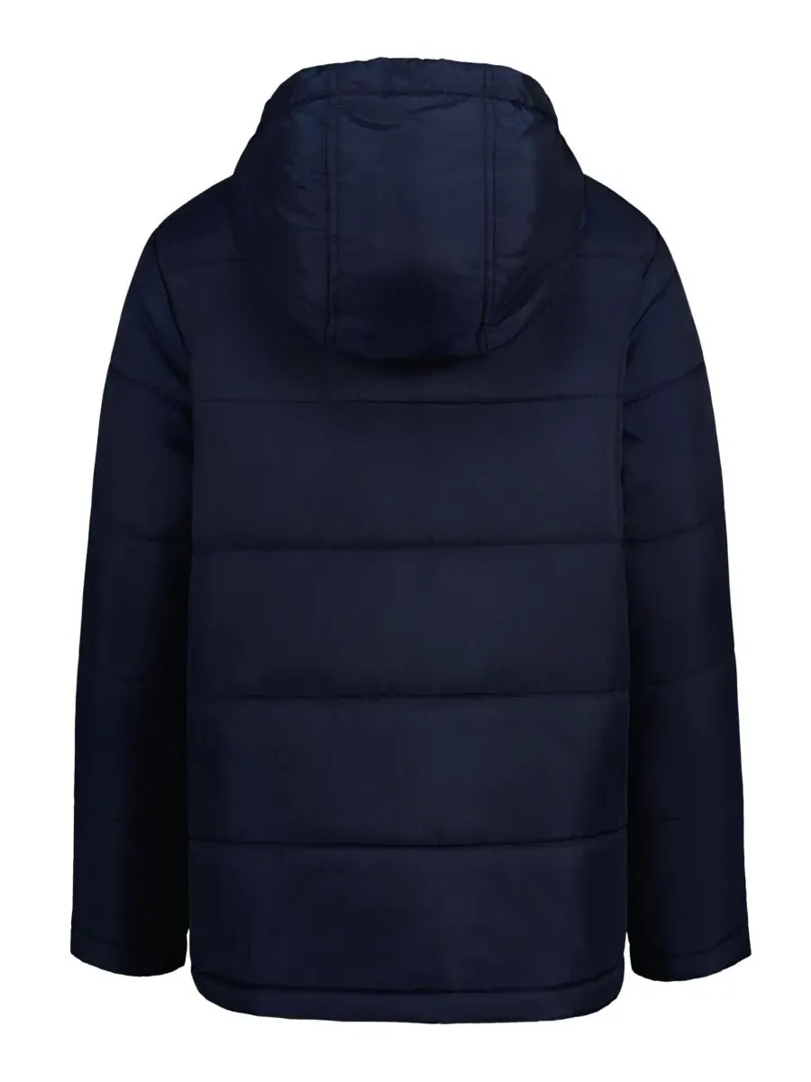 Куртка-пуховик с логотипом Tommy Hilfiger — изображение 2 из 11, темно-синий
