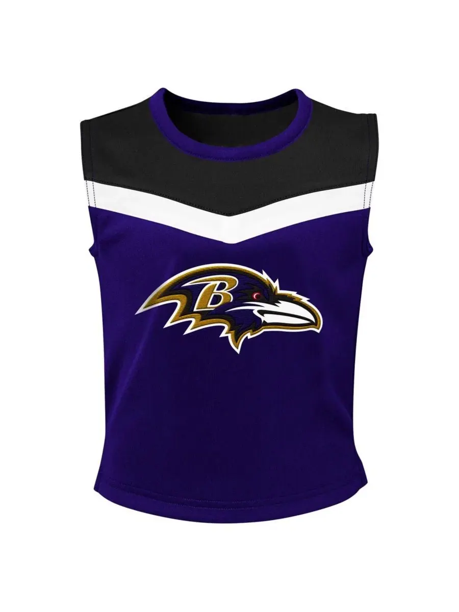 Комплект для девочки с фартуком и трусиками, без рукавов, с вышивкой, Spirit Cheerleader Outerstuff — изображение 5 из 5