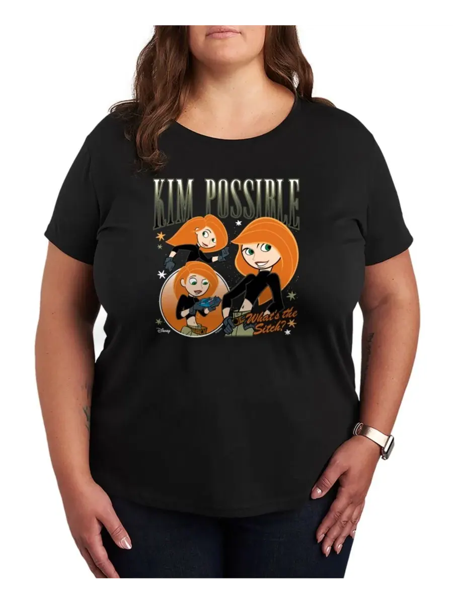 Футболка с принтом Kim Possible Collage Hybrid Apparel — изображение 1 из 3, черный