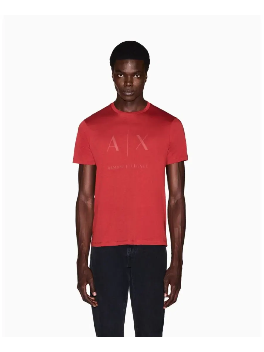 Футболка с логотипом Slim Fit A|X Armani Exchange — изображение 2 из 8, босса-нова