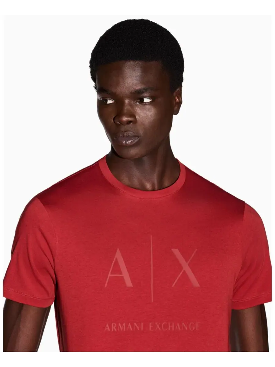 Футболка с логотипом Slim Fit A|X Armani Exchange — изображение 8 из 8, босса-нова