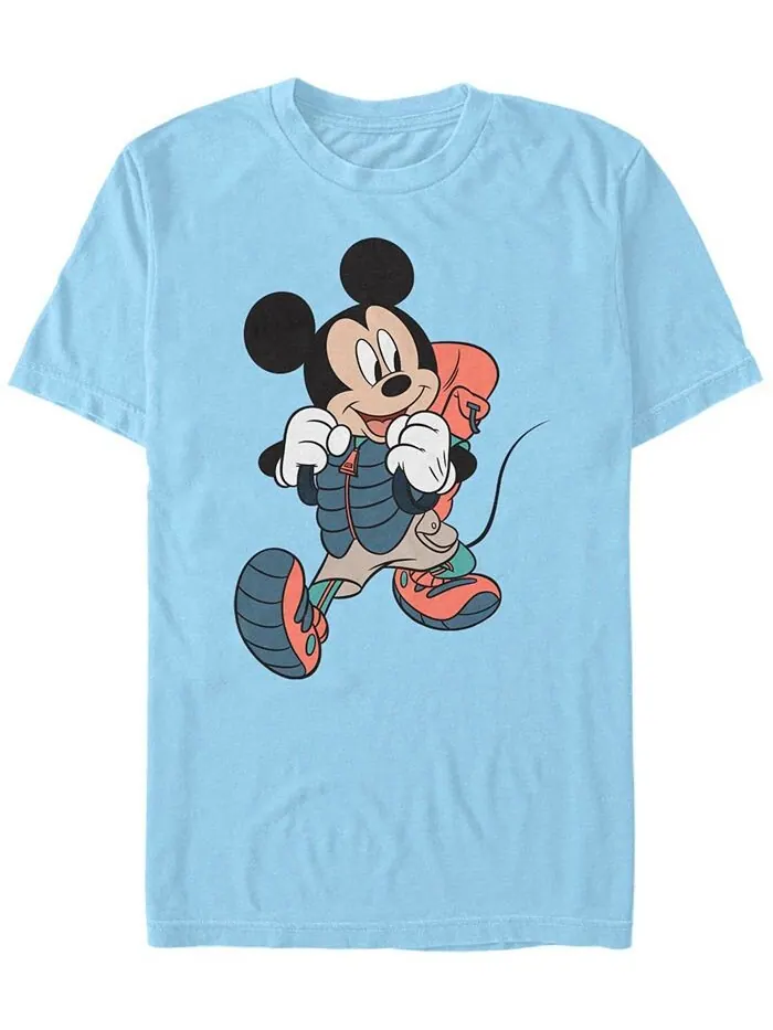 Мужская футболка с коротким рукавом Hiker Mickey Fifth Sun — изображение 1 из 1, синий