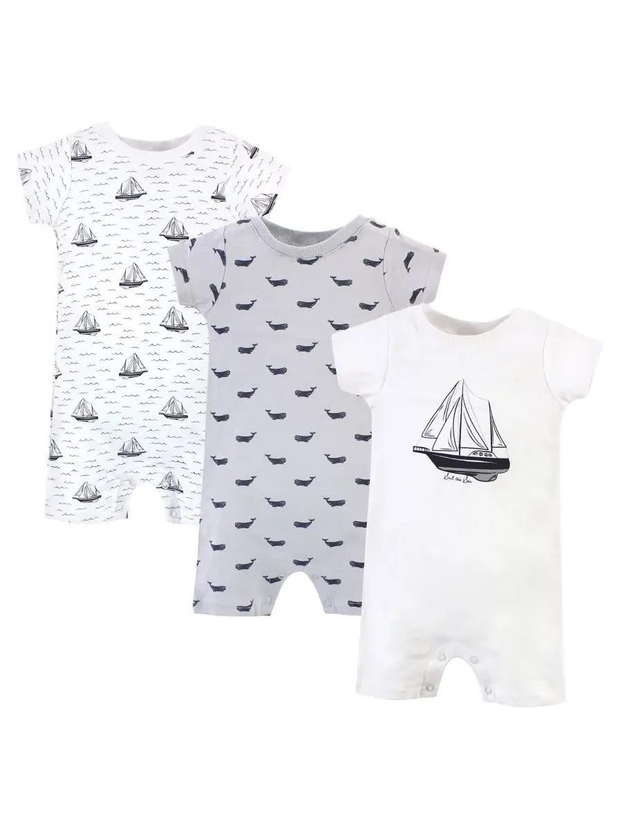 Мягкие хлопковые комбинезоны Hudson Baby, Sail The Sea — изображение 1 из 2