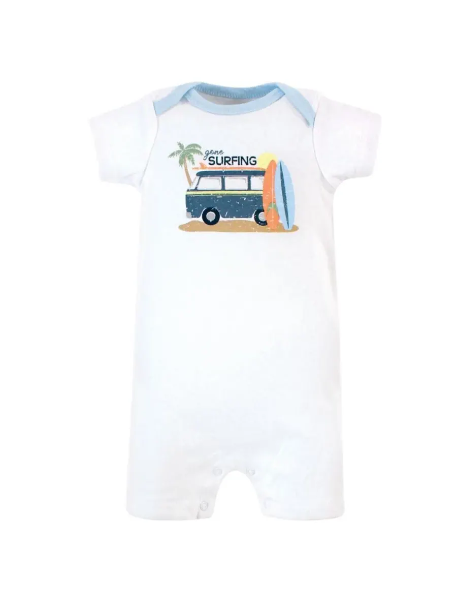 Мягкие хлопковые комбинезоны Hudson Baby, Gone Surfing — изображение 2 из 4