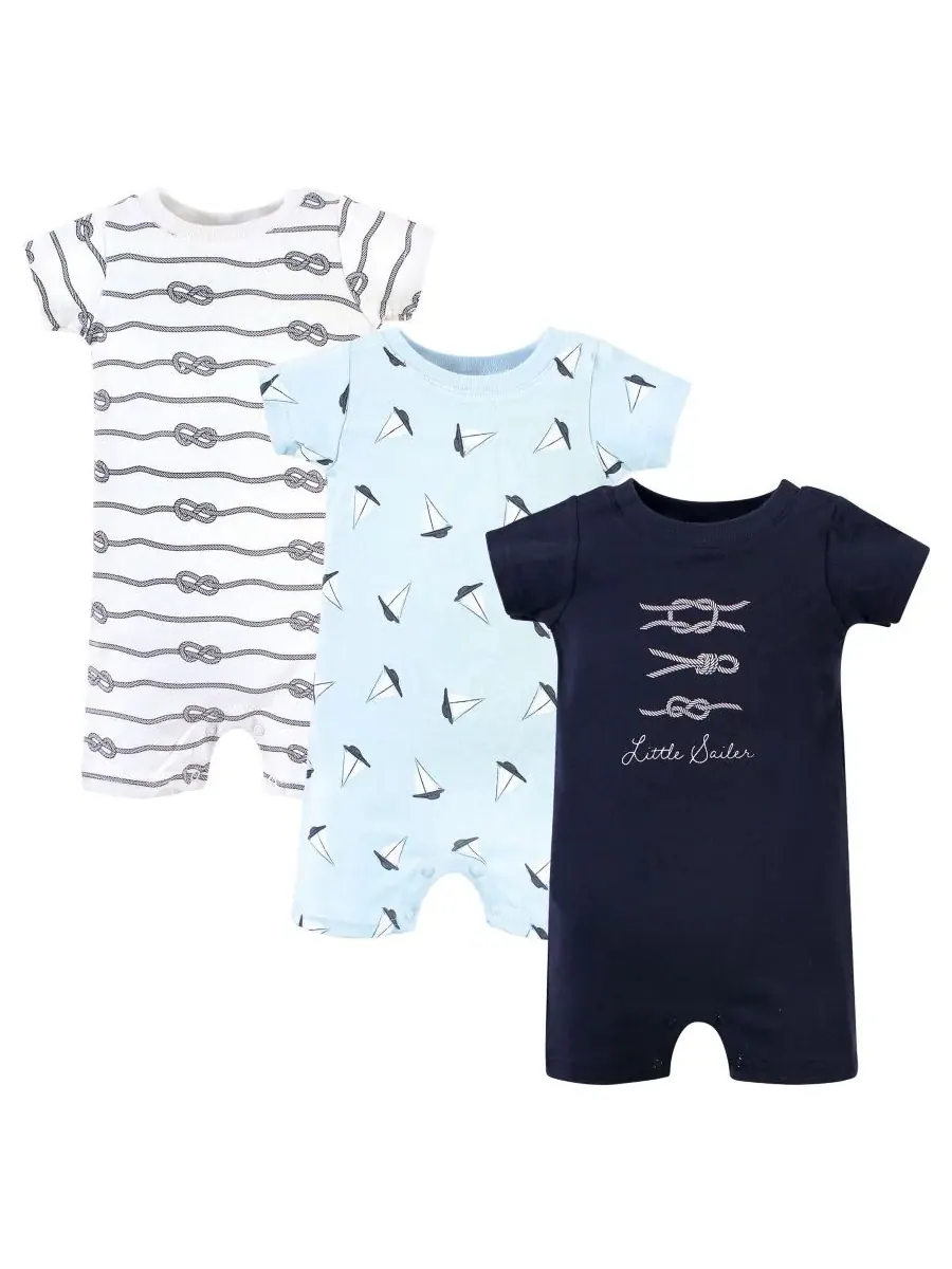 Мягкие хлопковые комбинезоны Hudson Baby, Little Sailer — изображение 1 из 2