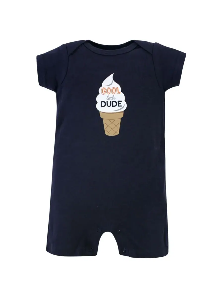 Мягкие хлопковые комбинезоны Hudson Baby, Chillin Popsicle — изображение 2 из 2