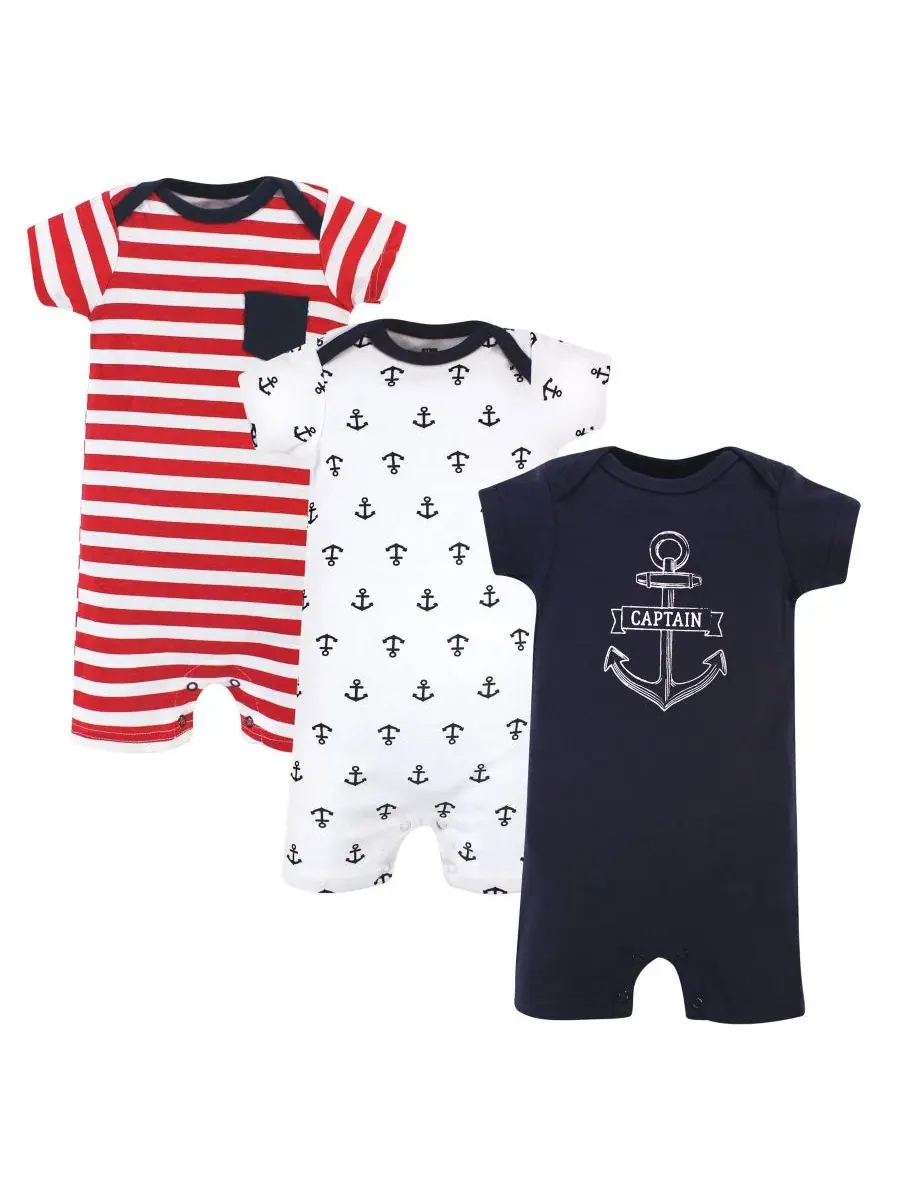 Мягкие хлопковые комбинезоны Hudson Baby, Captain — изображение 1 из 2