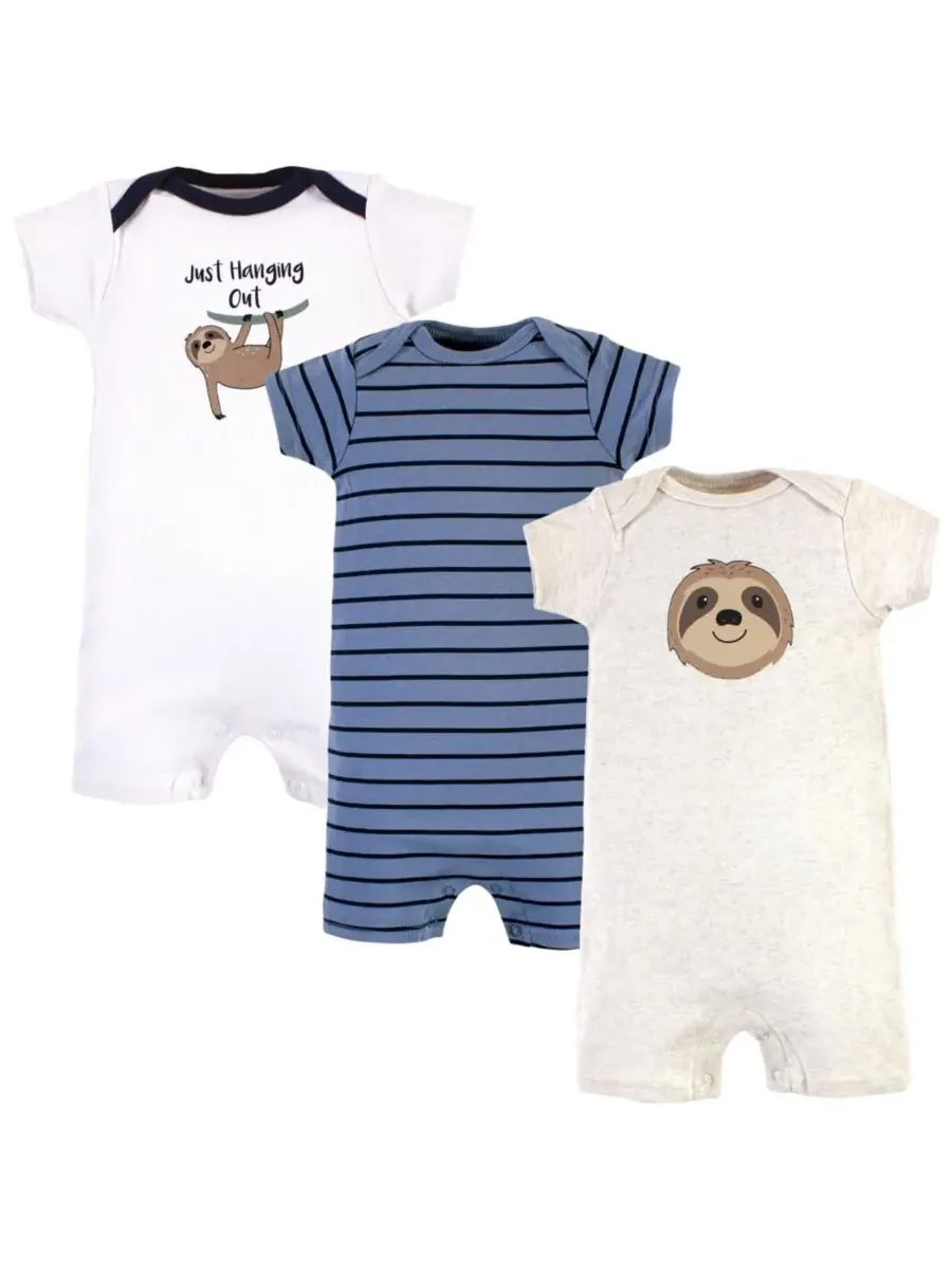 Мягкие хлопковые комбинезоны Hudson Baby, Sloth — изображение 1 из 5