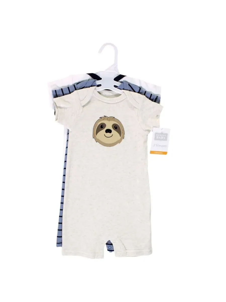 Мягкие хлопковые комбинезоны Hudson Baby, Sloth — изображение 5 из 5