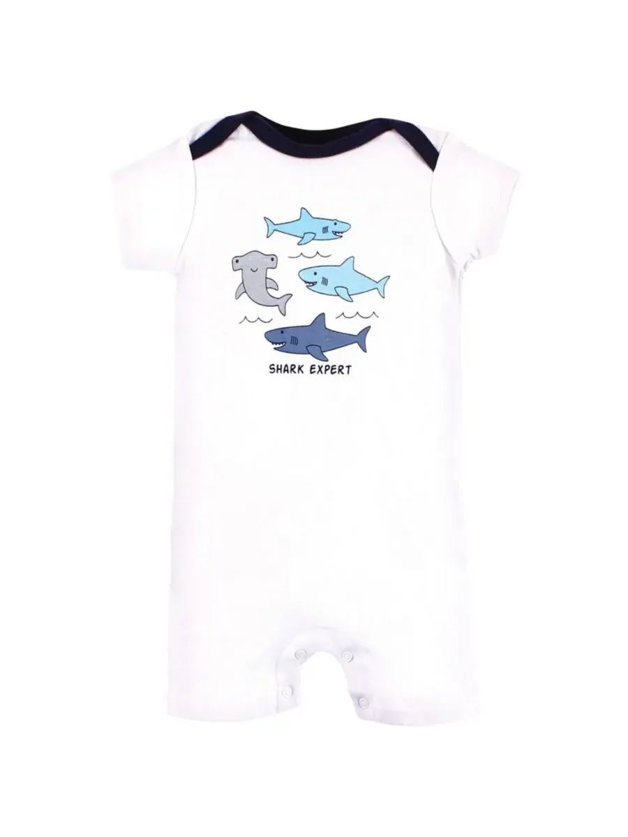 Мягкие хлопковые комбинезоны Hudson Baby, Shark Patrol — изображение 3 из 5