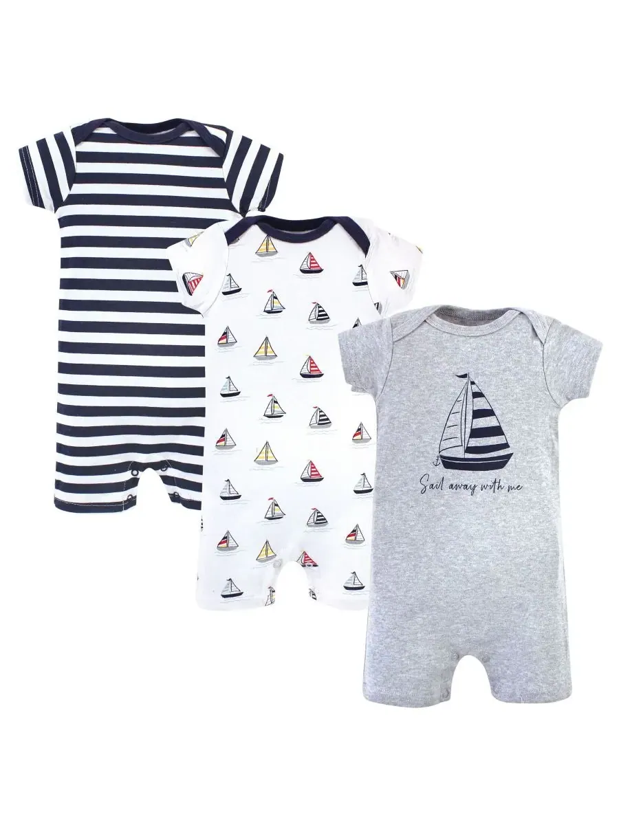 Мягкие хлопковые комбинезоны Hudson Baby, Sailboat — изображение 1 из 2