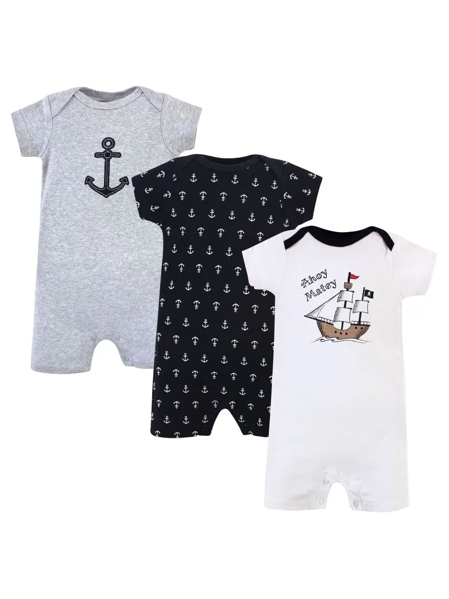 Мягкие хлопковые комбинезоны Hudson Baby, Pirate Ship — изображение 1 из 4