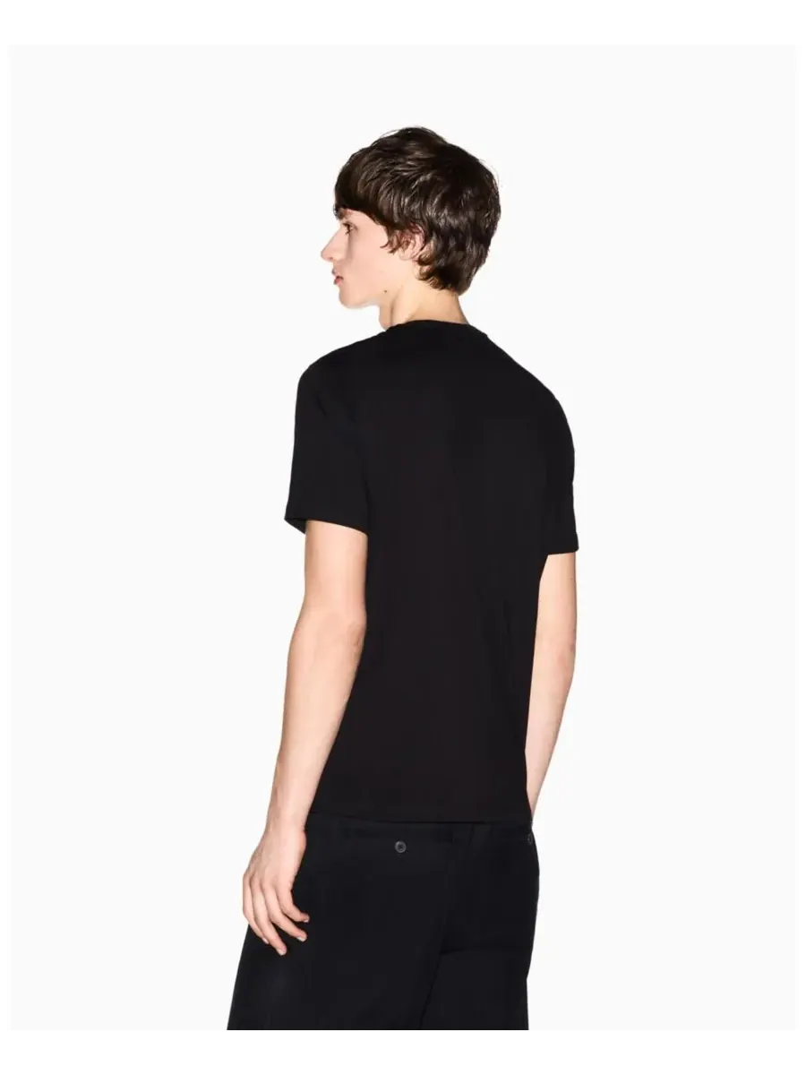 Мужская футболка с логотипом Elevated A|X Armani Exchange — изображение 2 из 5, черный
