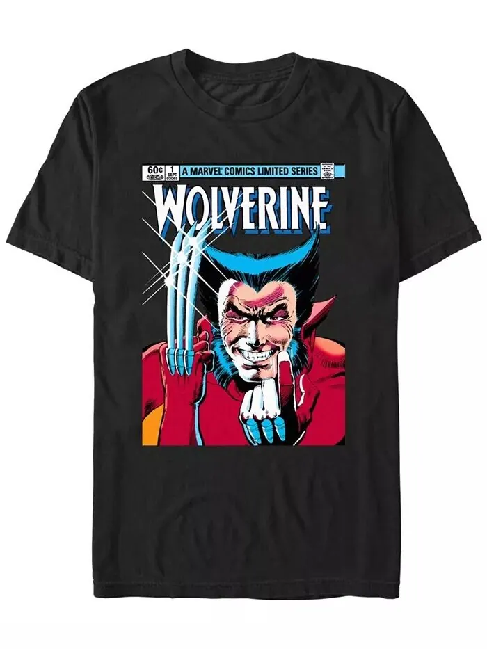 Мужская футболка с коротким рукавом MVL Wolverine 1st Issue Fifth Sun — изображение 1 из 3, черный