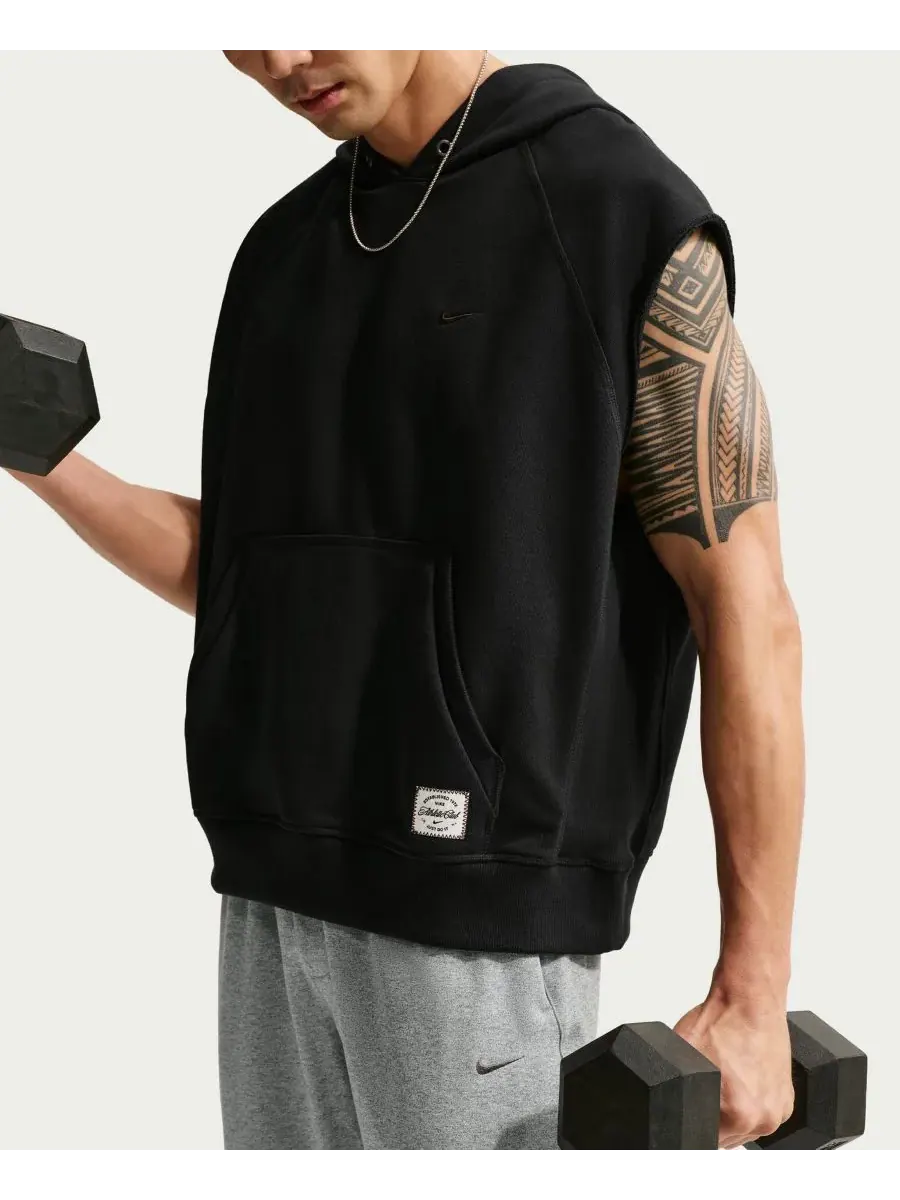 Мужские спортивные брюки Primary NanoKnit Dri-FIT с защитой от УФ-излучения Nike — изображение 4 из 5, серый