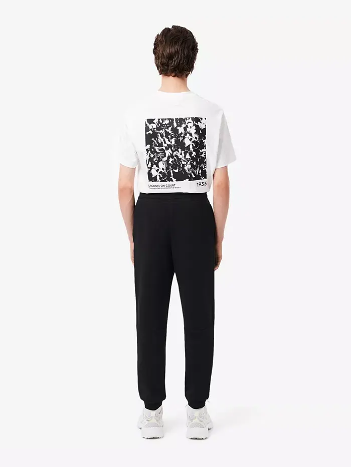 Спортивные штаны Lacoste, мужские, коническая посадка — изображение 2 из 6, черный