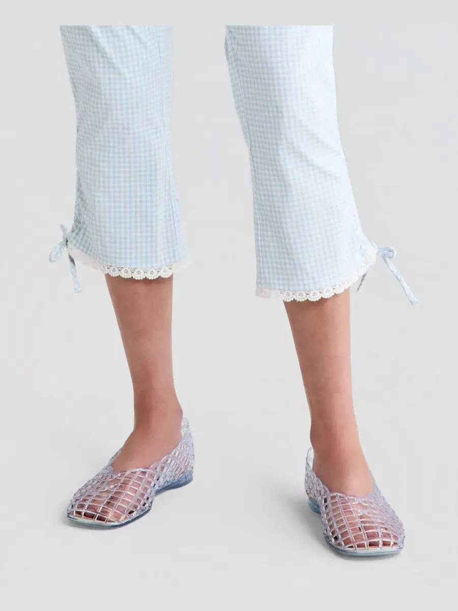 Женские брюки-капри в клетку And Now This, Skyride Gingham — изображение 3 из 3