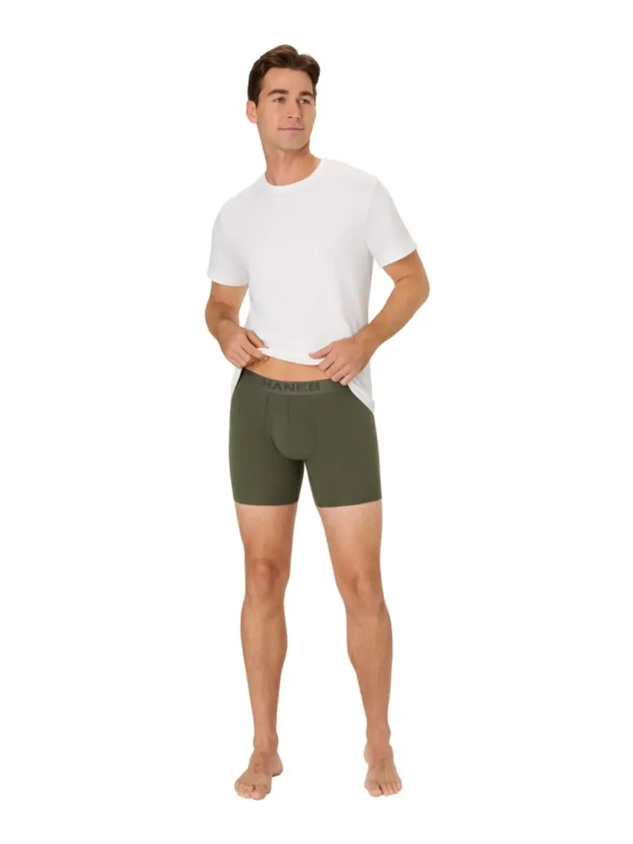 Hanes Мужские боксеры Ultimate Stretch, комплект из 3 штук — изображение 2 из 6, разноцветный