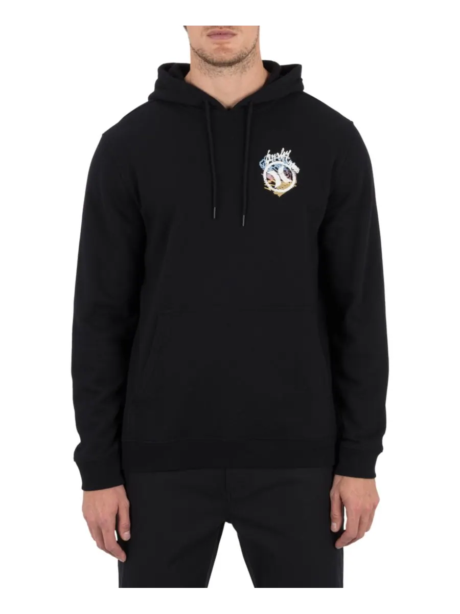 Мужская толстовка с принтом Crusty Printed Graphic PullOn Hoodie Hurley — изображение 1 из 5, черный