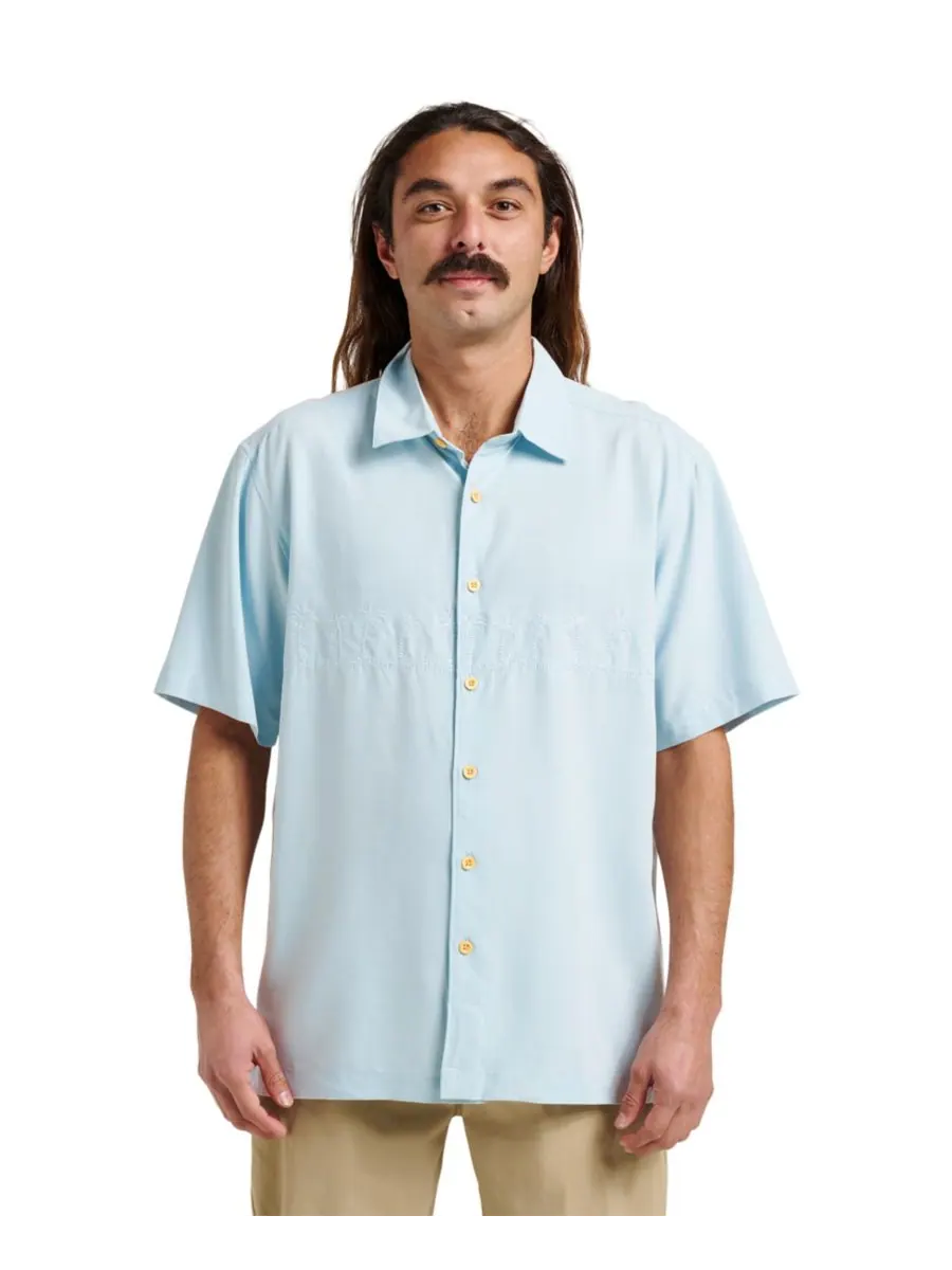 Мужская рубашка Quiksilver Comfort Fit Quiksilver Waterman — синий