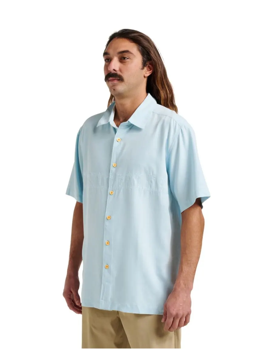 Мужская рубашка Quiksilver Comfort Fit Quiksilver Waterman — изображение 3 из 4, синий