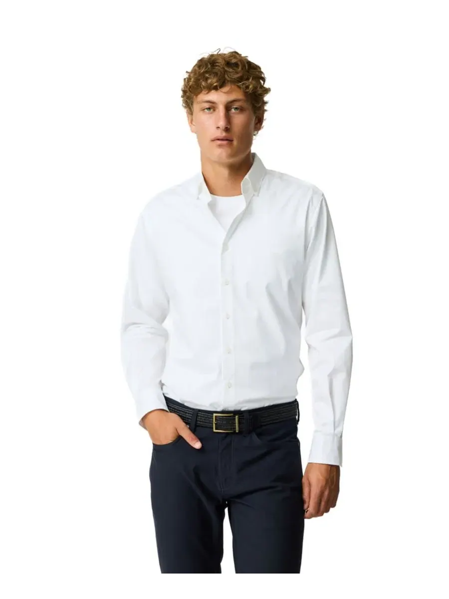 Мужская рубашка Freshford из хлопка, Slim Fit Rodd & Gunn — изображение 1 из 6, белый