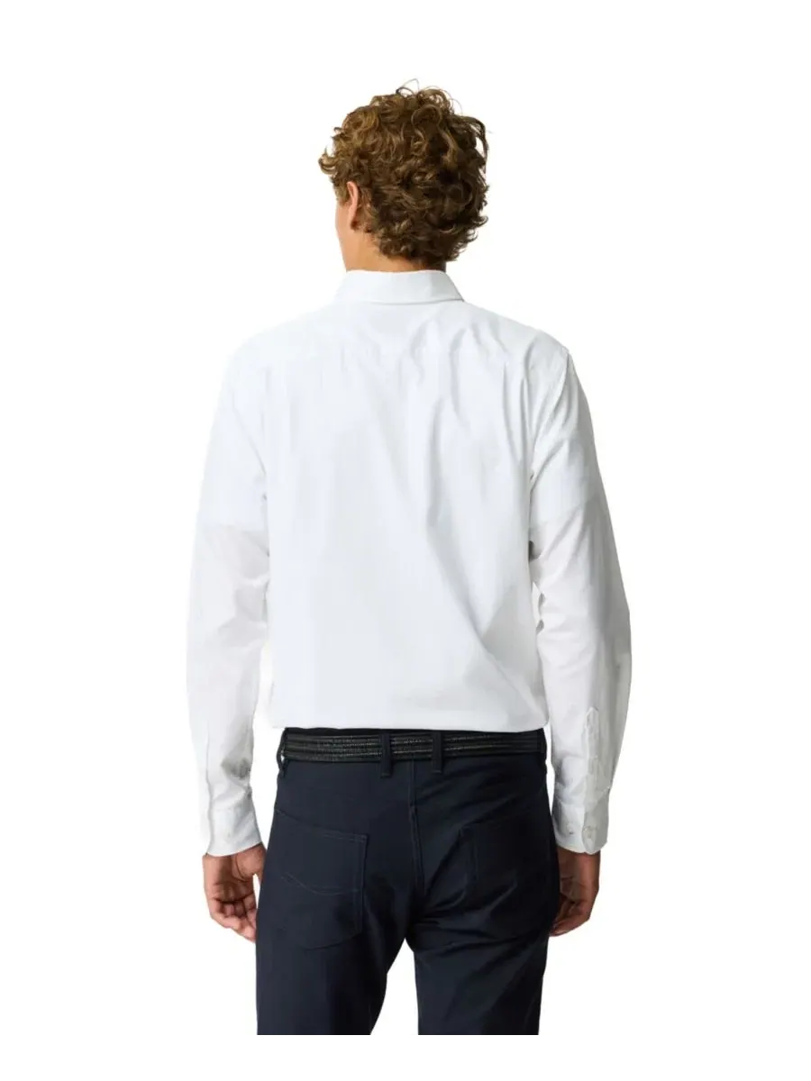 Мужская рубашка Freshford из хлопка, Slim Fit Rodd & Gunn — изображение 5 из 6, белый