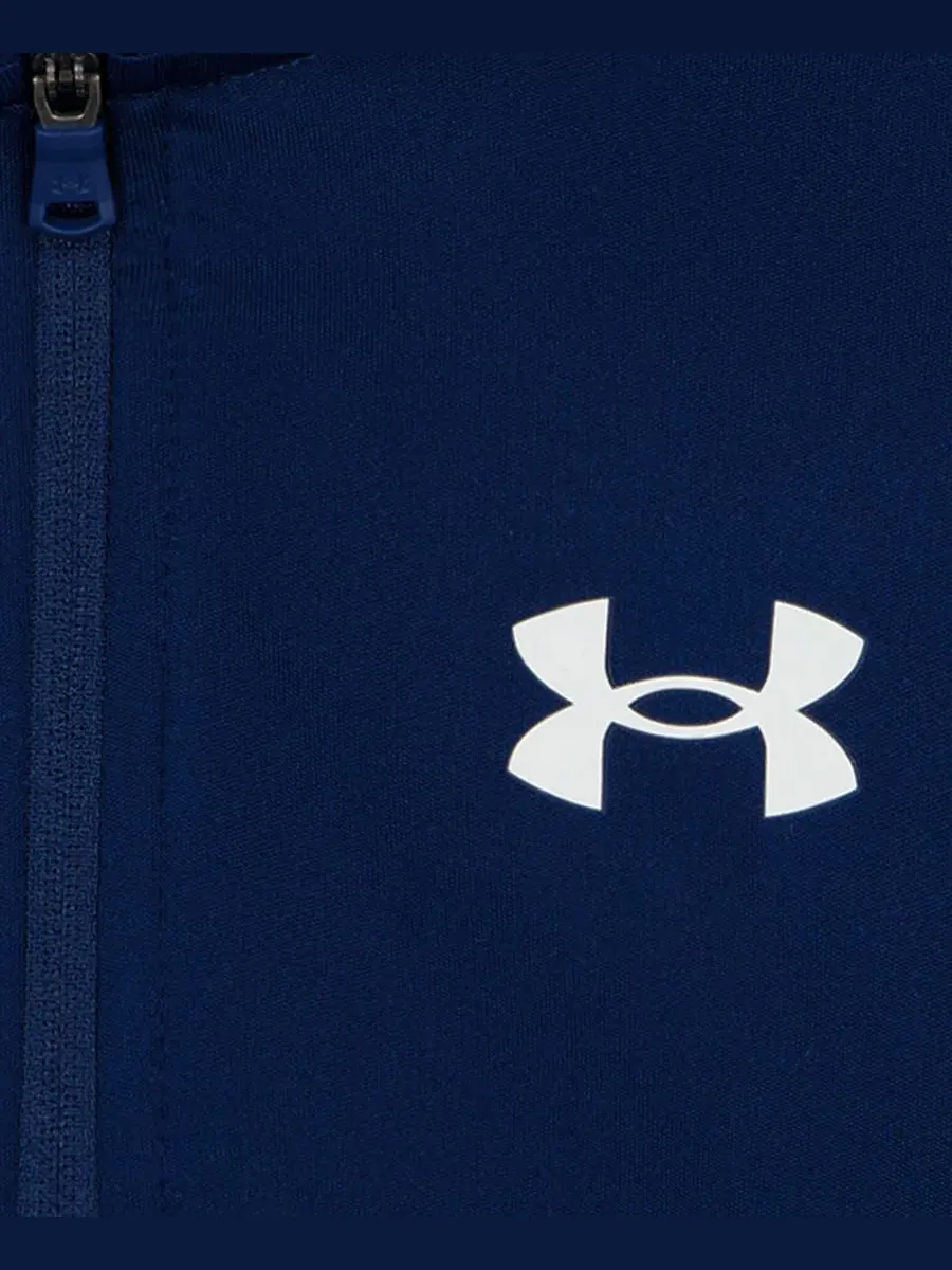 Комплект из лонгслива и джоггеров с четверть-застежкой, модель Under Armour — изображение 7 из 7, черный темно-синий