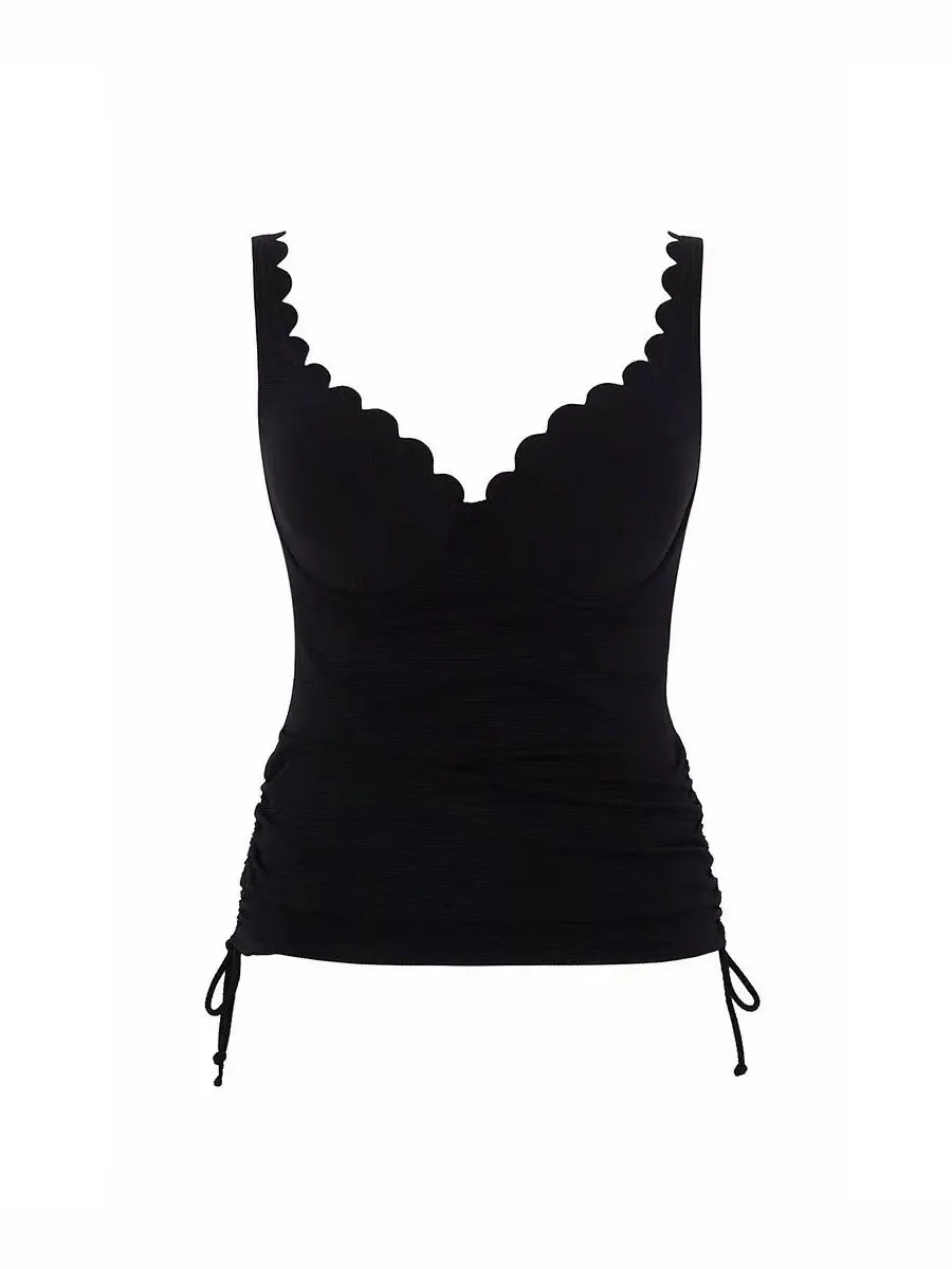 Женский танкини Selena с косточками и глубоким вырезом Panache Lingerie — изображение 3 из 3, черный